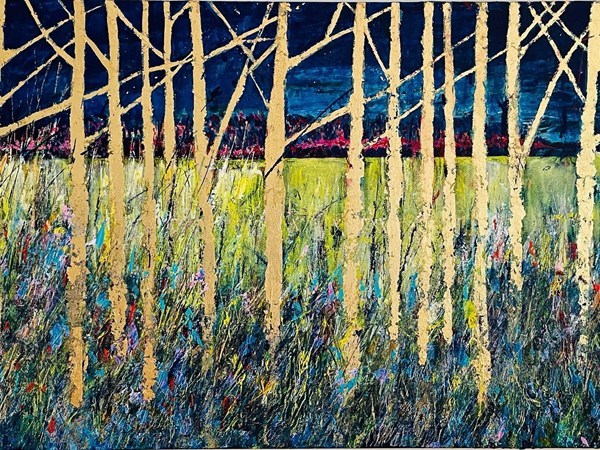 No Time Now  30x60 in.  Woodlands Gallery  SOLD